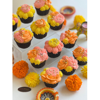 Diwali Festive Cupcakes (per piece)